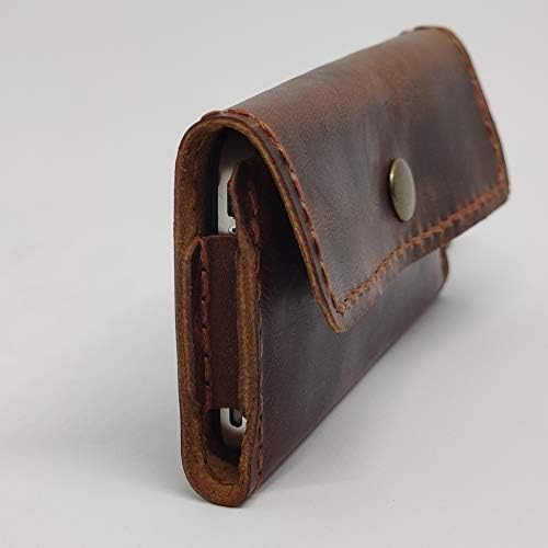 Caixa de coldre de couro holsterical para oppo reno4, capa de telefone de couro genuíno feita à mão, estojo de couro personalizado