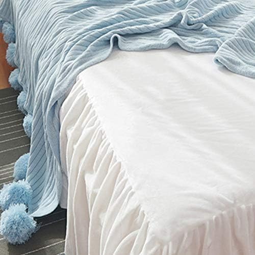 Cobertores de lã de manta de algodão Zsqaw de algodão para capa de cama 5 cores ar -condicionado ar condicionado