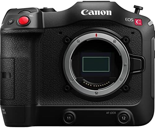 Canon EOS C70 Corpo de câmera digital com F-EOS R 0,71x Adaptador de montagem