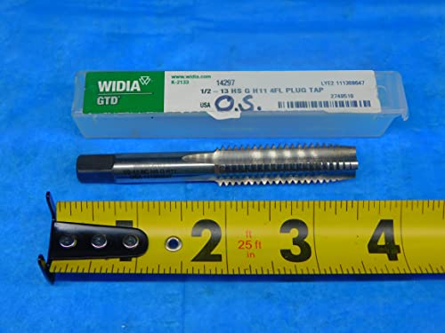 Novo widia -gtd 1/2 13 nc hs g h11 hss plug tap 4 flauta reta .5 feita nos EUA - jp0592ar1