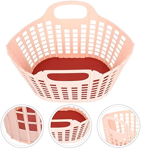 Upkoch 2pcs Multi-função cesto de chuveiro caddie caddy desktop plástico cestas de mão armazenamento de compras com lavanderia home