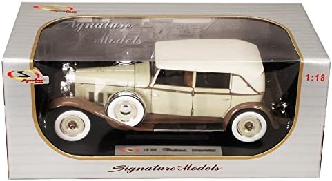 1930 Packard Brewster, Beige/Tan - Modelos de Signature 18103f - 1/18 Modelo Diecast Model Car