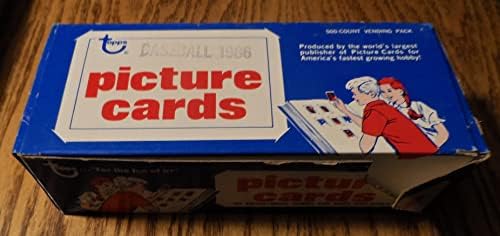 Topps 1986 Baseball Cards Box Unopened Box
