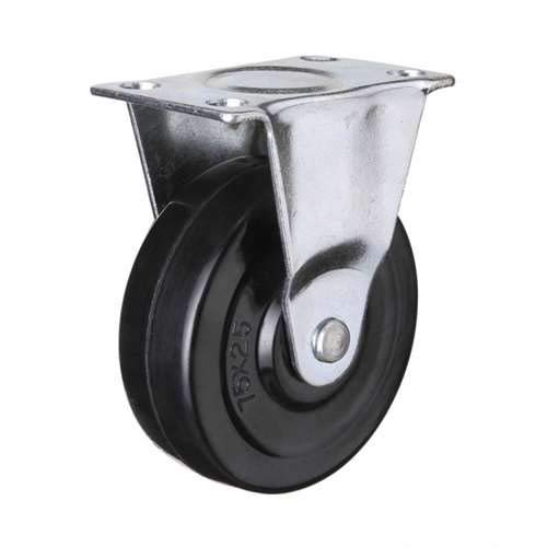 VXB Brand 3 polegada roda de rodízio 66 libras fixo polivinil cloreto de placa superior Capacidade de carga = 66 lb Tipo de montagem