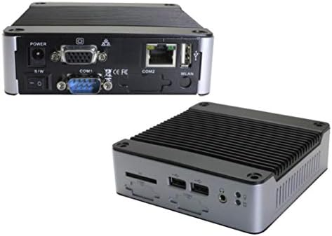 Mini Box PC EB-3362-L2221 suporta saída VGA, saída RS-422 e energia automática ligada. Possui Ethernet de 1 porta 10/100