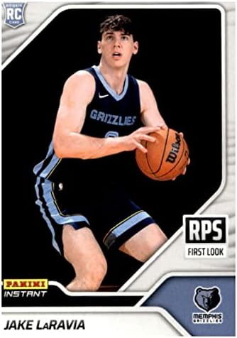 Jake Laravia RC 2022-23 Panini Instant RPS 1st Look Rookie /1199#17 Grizzlies NBA
