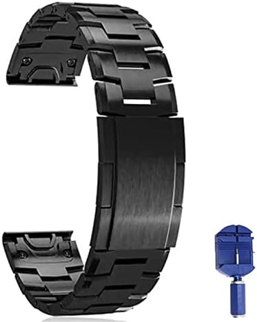 Dfamin Titanium liga Watchband Rickfit Wrist Wels for Garmin Fenix ​​7x 7 6 5 5x Plus/6 6x Pro 3 3HR/Forerunner 935 945 Relógio