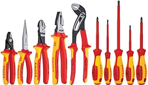 KNIPEX 989830US 10 -PEBILHA 1000V Alicates, cortadores e chave de fenda Conjunto de ferramentas industriais e ferramentas