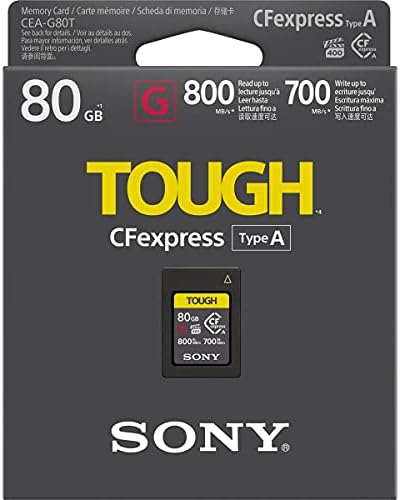 Sony Cfexpress Tipo A 80 GB de cartão de memória
