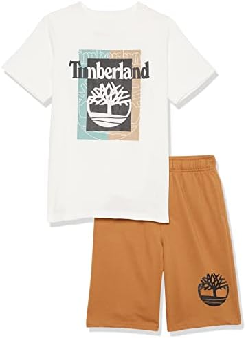 Timberland Baby-Boys 2 peças Tee Short Set