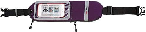 Navitech Purple Mobile Thone Imper impermeável cintura em execução - Compatível com o LG K40
