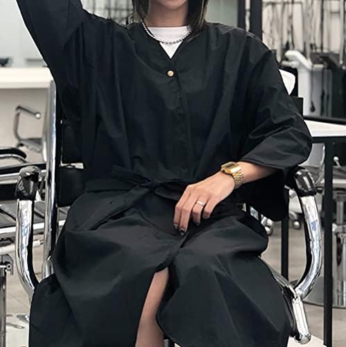 N/A Spa Robe Beauty Salon Smock para mulheres Avental à prova d'água Kimono Cliente uniforme de poliéster Premium Size grande tamanho