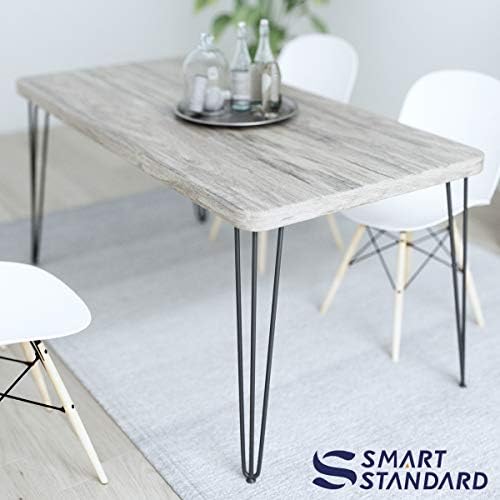 SmartStandard Hairpin Table Pernas de 28 polegadas, 1/2 '' 3 hastes de aço sólido, capacidade de carga de 900 libras,