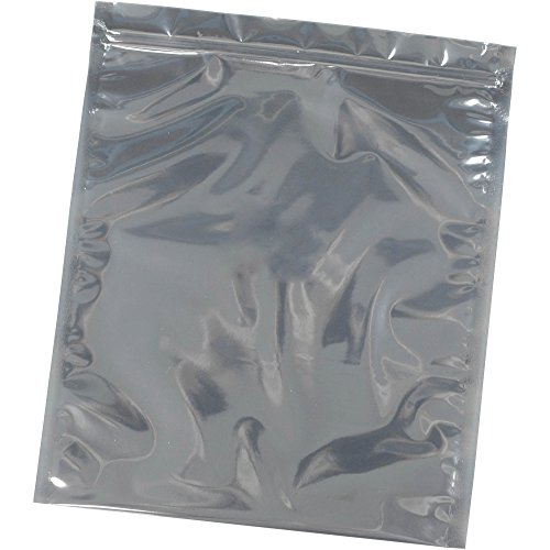 Marca parceira marca pstc351 sacos de blindagem estática reclosável, 5 x 8, transparente