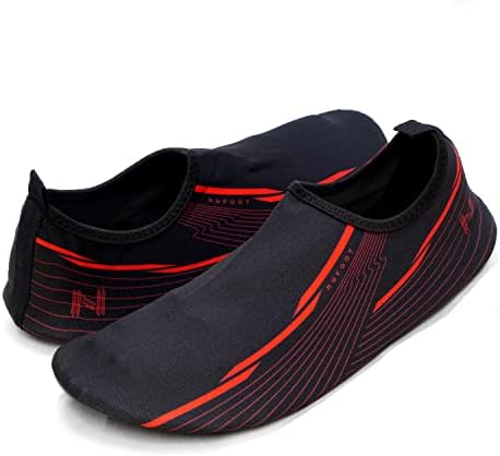 NUFOOT FUTSOLE SPORT SLAPESSOS SOFÍCIOS PARA INTELOORES/DO LOBRADOR, calçados dobráveis ​​e flexíveis para esporte, exercício,