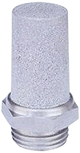 MettleAir SSL-N02 Filtro de silenciador de cone pneumático, aço inoxidável, 1/4 NPT