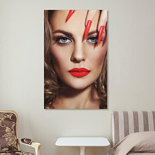 Beleza salão de beleza salão de beleza Red Lips Woman Poster Poster Poster Poster Posters Impressões Impressões Para o quarto