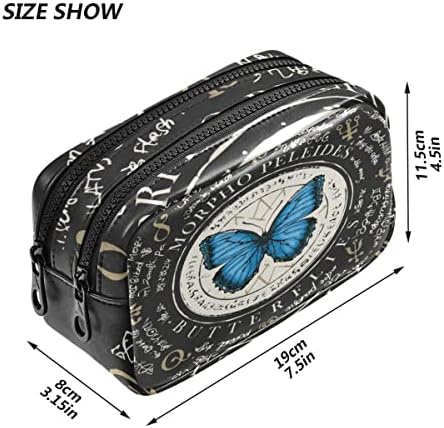 GLAFY MANDALA Bruxas Alquimia Boho Butterfly Lápis, bolsa de lápis de grande capacidade, bolsa de cosméticos portátil,