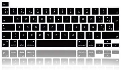MMDW Ultra Thin Silicone Language Teclado de teclado para MacBook Pro