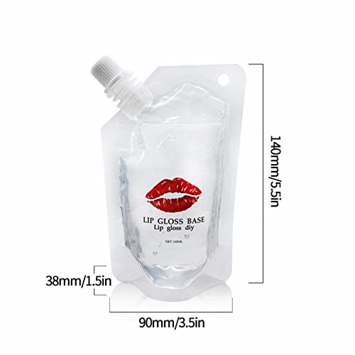 Material de Base Lip Lip Diy Material Hidratante e Hidratante Esmalte Lip Hidratante Base Lip Gloss Base Diy Lip Lip Glaze
