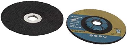 X-Dree 100mmx2.7mmx16mm Resina reforçada Disco de corte de roda cortado preto 10pcs (100mmx2.7mmx16mm resina reforzado