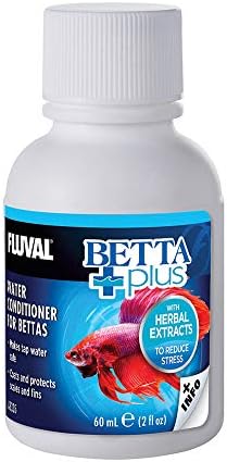 Fluval Betta Plus Condicionador de água, tratamento de água aquário, 2 oz.