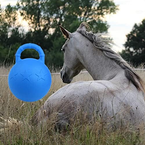 Colaxi com divertido brinquedo de cavalo e quintal para cavalo, azul, 25 cm