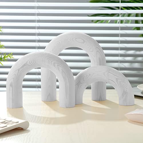 QUNCLAY 3 PCS Decoração de madeira ARCH PLAÇA DO ARMO