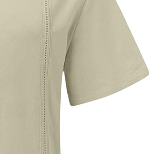 Praia masculina Simples, algodão de lapela e camisa de linho, verão de cor sólida de cor simples camisetas simples top de blusa de peito único