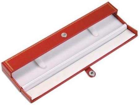 Caixa de presente de pulseira de portas duplas de couro clássico de couro clássico