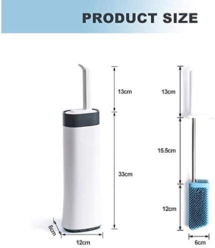 Escova e suporte do vaso sanitário cdyd para armazenamento e organização do banheiro - economia de espaço, limpeza robusta e profunda