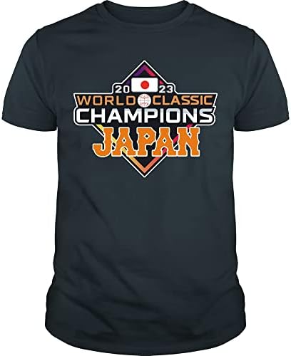 Japan Baseball World Champions Baseball Classic 2023 Camisa Japan Team World Classic Samurai Champion Camiseta campeão