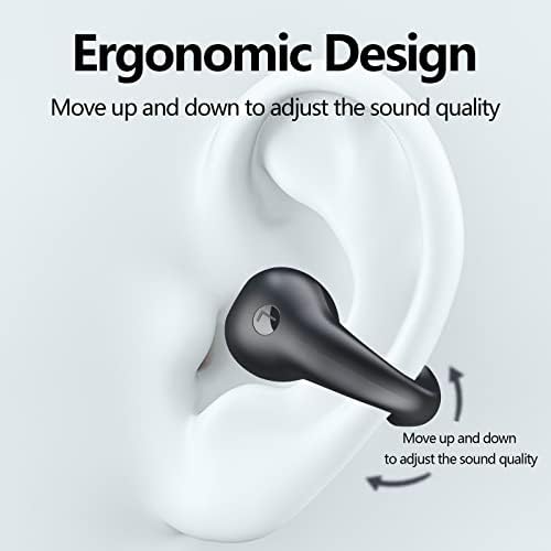 Hot6sl Tws Bluetooth foodbuds, Bluetooth 5.3 fones de ouvido fofos fofos de fones de ouvido sem fio Bluetooth compatíveis para iPhone Hifi Sound Earbuds fone de ouvido