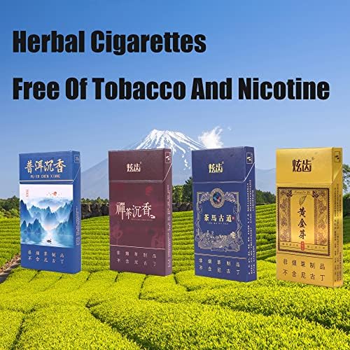 Cigarros de ervas - sem tabaco e nicotina, infundidos com ervas naturais e mel