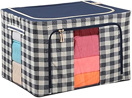 Teerwere caixas de armazenamento dobráveis ​​de tecido para roupas Organizador de contêineres empilháveis ​​com alças