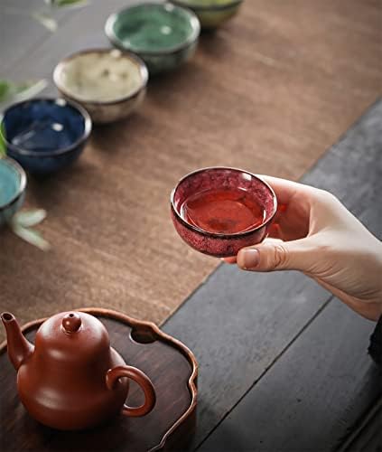 Copo de chá de cerâmica LXUWBD, Conjunto de chá chinês de Kung Fu, xícara de chá de estilo japonês, conjunto de chá de