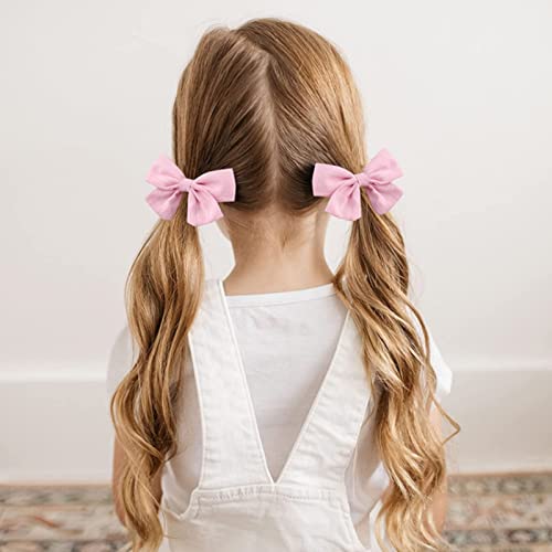 24 PCS meninas meninas cabelos clipes de 4,5 polegadas CLIPS DE ANELGADORES ACESSÓRIOS DE BARRETtes para crianças finas