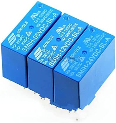 Relé Xiangbinxuan 5pcs SMIH-05V 12V 24VDC-SL-A-SL-C 6-PIN / 8-PIN 16A Relé normalmente aberto)