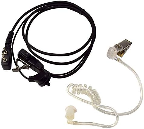 HQRP 4x 2 pinos de manobra de fone de ouvido de tubo acústico compatível com ICOM IC-91A, IC-A1, Meter Sun IC-A2