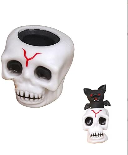 Decoração do crânio de Halloween, Halloween Skull Vent Ball Brinquedos Sensorial Toys Sensorial Belcampear Toy Com Trace