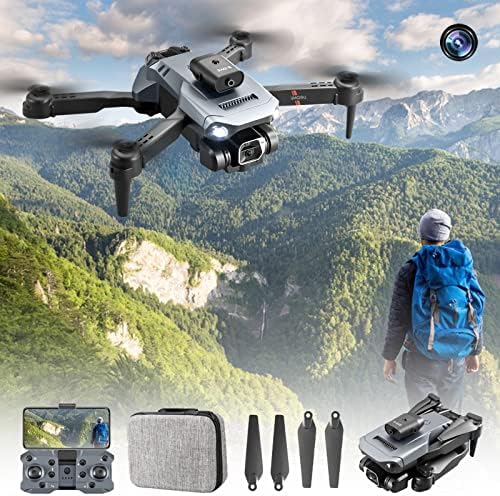 Mini Drone Teocary com câmera, HD FPV Câmera Remote Control Toys com altitude Hold sem cabeça Modo 1 Chave Speed ​​Speed ​​Ajuste FPV Drone para adultos fotografia aérea 4-2706