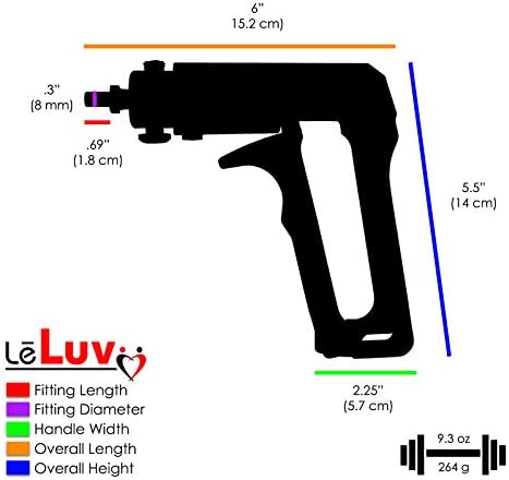 Bomba de pênis maxi preto leluv com pacote de mangueira de silicone premium de medidor com vedação TPR preta macia e 4 tamanhos