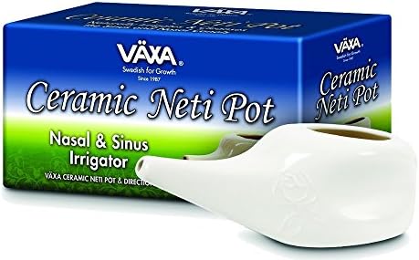 VAXA NETI POT IRRIGADOR nasal, cerâmica, 12 onças