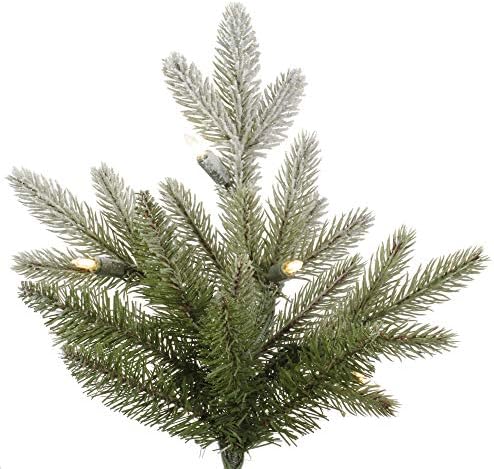 Vickerman 4,5 'Balsam FIR FIR FIR Árvore de Natal Artificial, Luzes Dura -Lit® Clear - Árvore de Natal Faux - decoração de casa