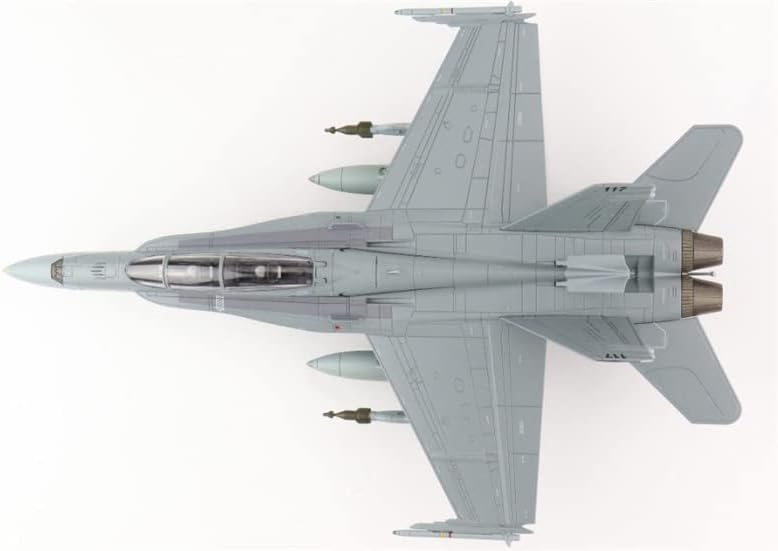Para Hobby Master F/A-18B Hornet A21-117,75 Sqn. ? RAAF, dezembro de 2021 Vôo final 1:72 Modelo pré-construído de