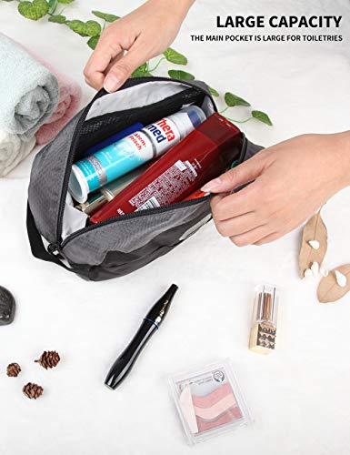 Bolsa de higiene pessoal Gox Premium, estojo de kit dopp para viagens, bolsa de organizador de cosméticos multifuncionais