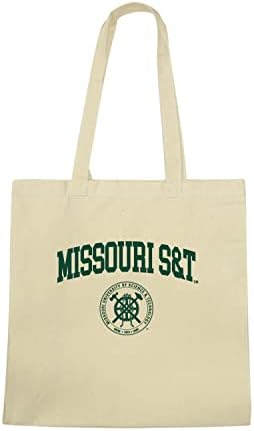 W Republic Missouri University of Science and Technology Miners Seal College Tote Bag
