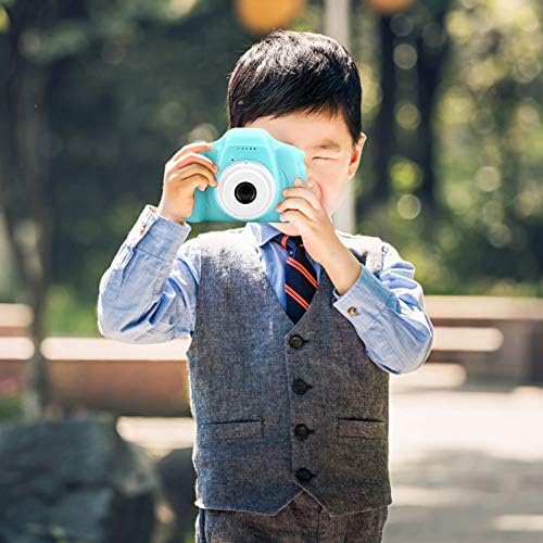 Câmera de vídeo digital infantil, mini câmeras de crianças fofas, brinquedos portáteis de câmera infantil com 2,0ntft cor para os olhos e tela clara, câmera inteligente para meninos para meninos de aniversário