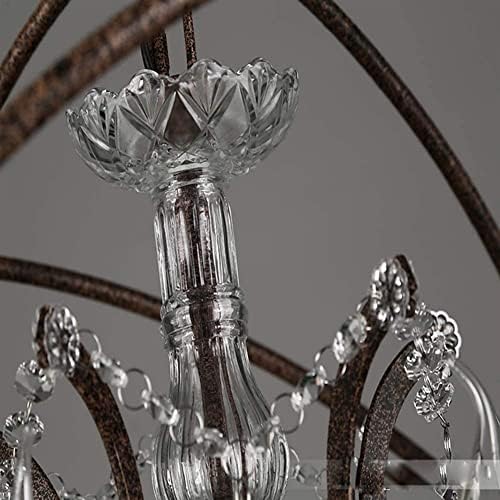 Luminárias de pingentes de kvivi, vela rural pendurada em lustre industrial lustre industrial lustre-lustre cor de ferrugem