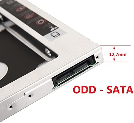Dy-Tech 2nd HDD SSD Drive Drive Caddy Adaptador para HP Pavilion DV5 DV5Z DV5T DV4 DV4T DV6